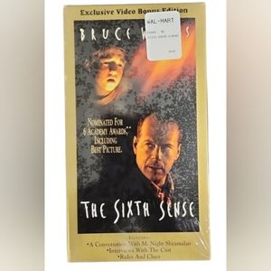The Sixth Sense VHS Tape Movie New Sealed in Pack Never Opened
